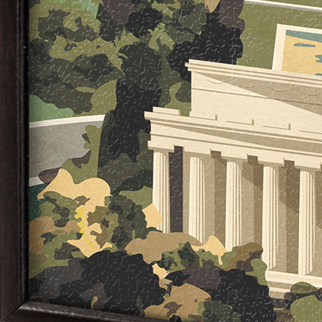 Washington DC Go USA (SM) by Mercana Studio a Hand Embellished Decograph Framed Art Print from Mercana - Luna Furniture