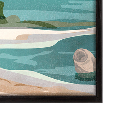 Florida Go USA (SM) by Mercana Studio a Hand Embellished Decograph Framed Art Print from Mercana - Luna Furniture