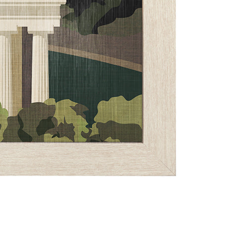 Washington DC Go USA (L) by Mercana Studio a Hand Embellished Decograph Framed Art Print from Mercana - Luna Furniture