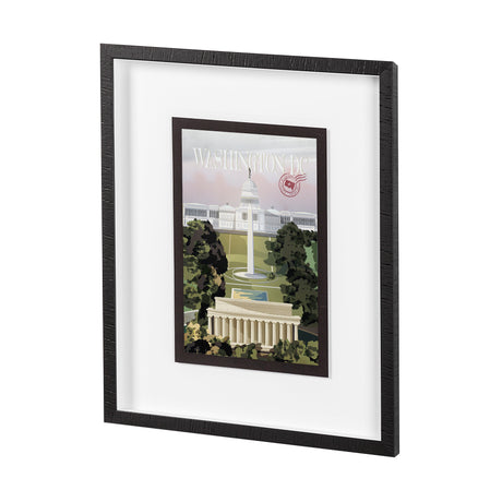 Washington DC Go USA (M) by Mercana Studio a Framed Art Print Matted under Glass from Mercana - Luna Furniture