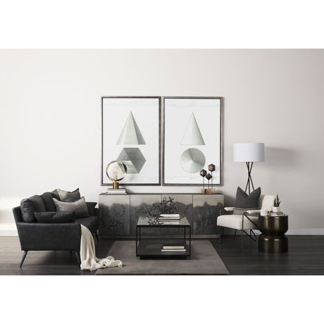 Henderson 12.2L x 9.1W x 9.1H Black Metal Paperclip Decorative Object from Mercana - Luna Furniture