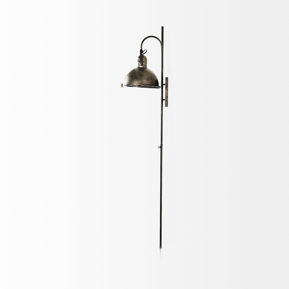 Tazb 13L x 11W x 62H Gold Metal Conical Shade Wall Sconce from Mercana - Luna Furniture