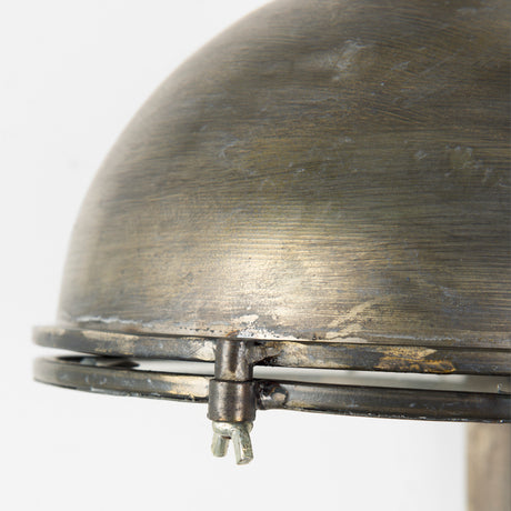 Tazb 13L x 11W x 62H Gold Metal Conical Shade Wall Sconce from Mercana - Luna Furniture