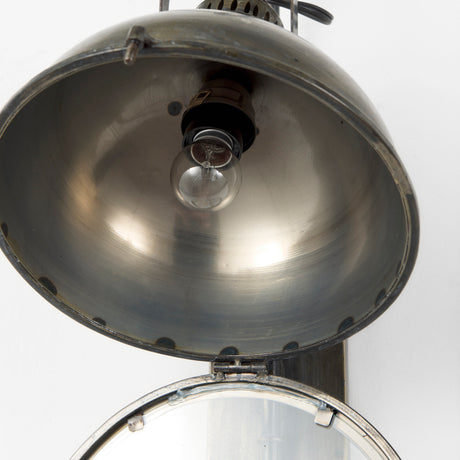 Tazb 13L x 11W x 62H Gold Metal Conical Shade Wall Sconce from Mercana - Luna Furniture