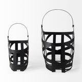 Tyrell (Set of 2) 23L x 11W; 18L x 8W Black Iron Metal Baskets from Mercana - Luna Furniture