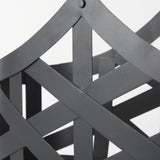 Tyrell (Set of 2) 23L x 11W; 18L x 8W Black Iron Metal Baskets from Mercana - Luna Furniture