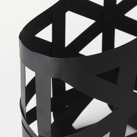 Tyrell (Set of 2) 23L x 11W; 18L x 8W Black Iron Metal Baskets from Mercana - Luna Furniture