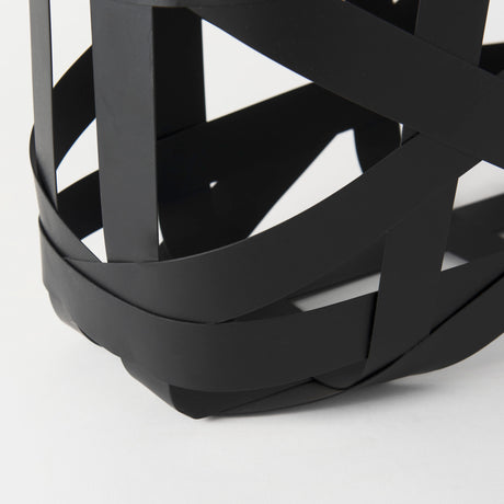 Tyrell (Set of 2) 23L x 11W; 18L x 8W Black Iron Metal Baskets from Mercana - Luna Furniture