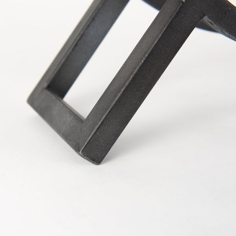 Gaston Gray Metal Circular Table Clock from Mercana - Luna Furniture