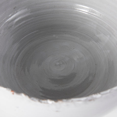 Larsen 13L x 13W White Ceramic Large Decorative Bowl from Mercana - Luna Furniture
