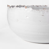 Larsen 13L x 13W White Ceramic Large Decorative Bowl from Mercana - Luna Furniture