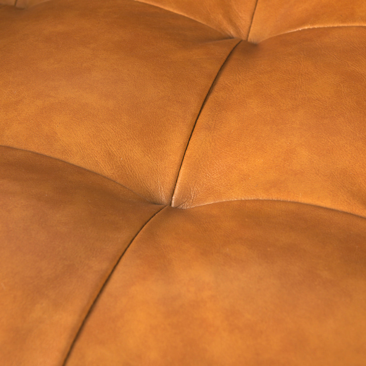 Svend 65.0L x 38.0W x 34.0H Tan Leather Love Seat Sofa from Mercana - Luna Furniture
