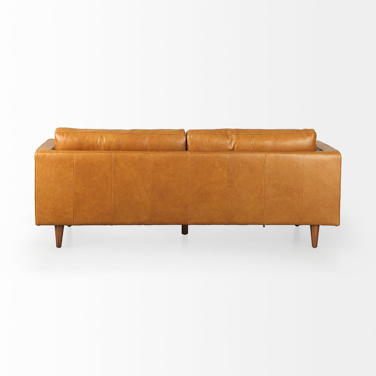 Svend 88.0L x 38.0W x 34.0H Tan Leather Sofa from Mercana - Luna Furniture