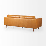 Svend 88.0L x 38.0W x 34.0H Tan Leather Sofa from Mercana - Luna Furniture