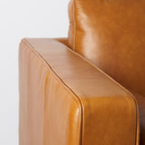 Svend 88.0L x 38.0W x 34.0H Tan Leather Sofa from Mercana - Luna Furniture
