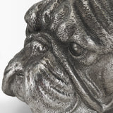 Bruno (Set of 2) 5L x 5W Silver American Bulldog Bookends from Mercana - Luna Furniture