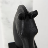 Hidalgo (Set of 2) 14L x 3W Black Majestic Horse Bookends from Mercana - Luna Furniture