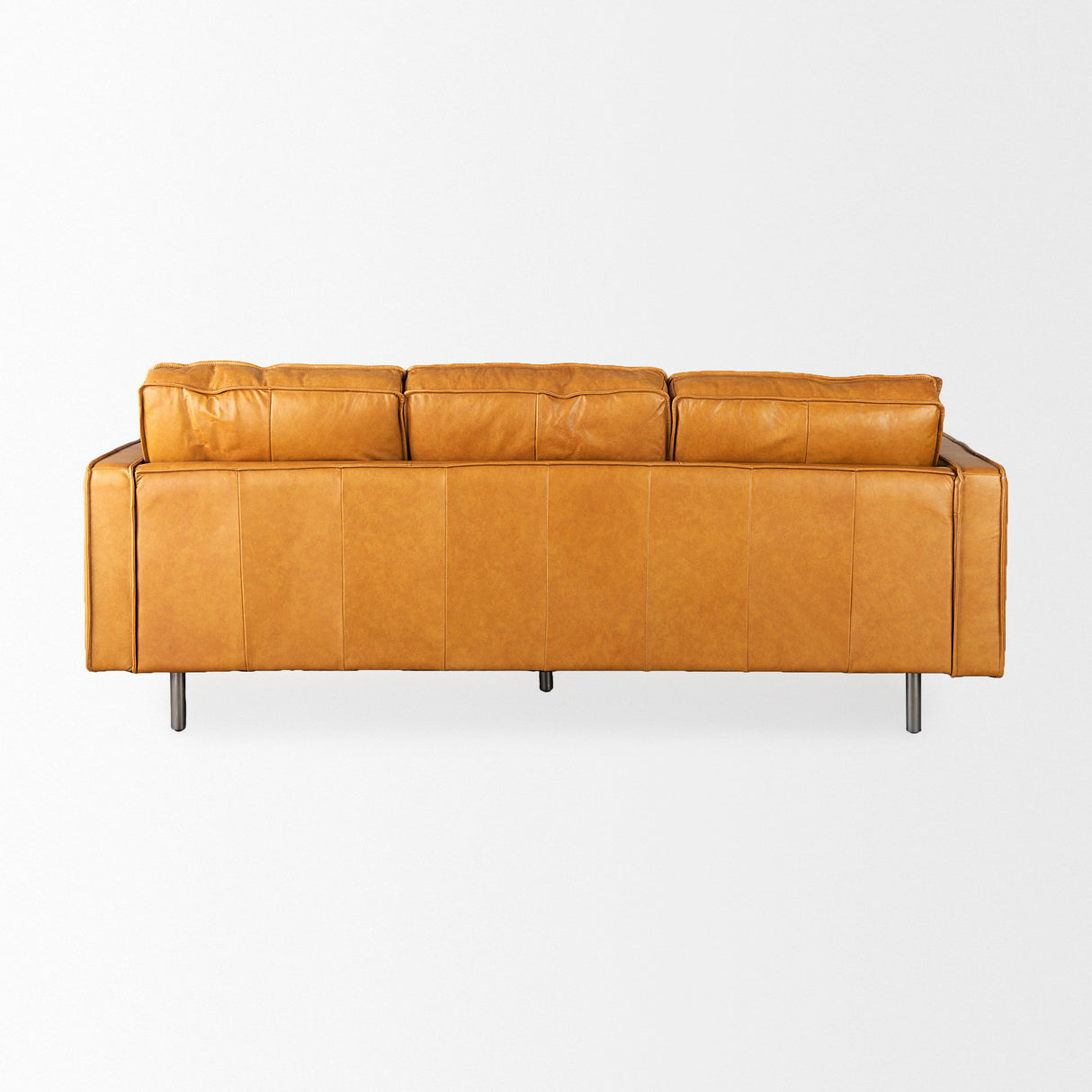 D'Arcy 88.0L x 37.0W x 34.0H Tan Leather Sofa from Mercana - Luna Furniture