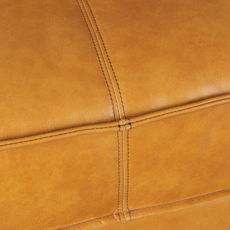 D'Arcy 88.0L x 37.0W x 34.0H Tan Leather Sofa from Mercana - Luna Furniture