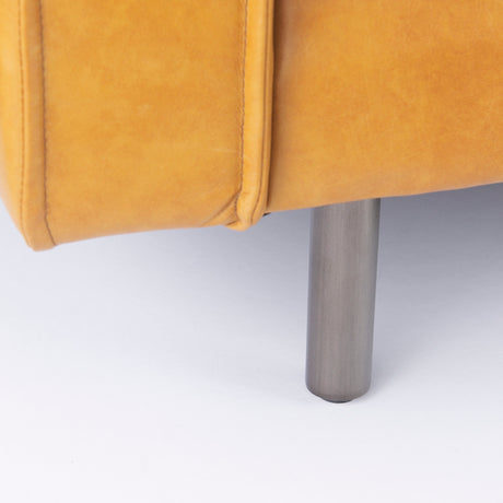 D'Arcy 88.0L x 37.0W x 34.0H Tan Leather Sofa from Mercana - Luna Furniture