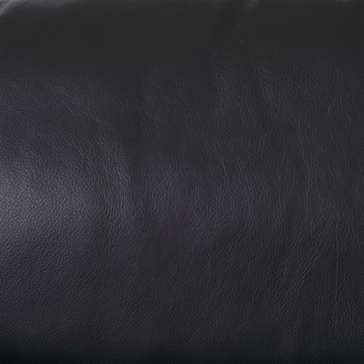 Svend 88.0L x 38.0W x 34.0H Black Leather Sofa from Mercana - Luna Furniture