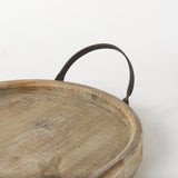 Alina 27.8L x 13.6W x 3.9H Set of Two Light Brown Wood Trays from Mercana - Luna Furniture