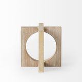 Cambie 5.7L x 5.7W x 5.7H Light Brown Wood Small Decorative Object from Mercana - Luna Furniture