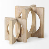 Cambie 5.7L x 5.7W x 5.7H Light Brown Wood Small Decorative Object from Mercana - Luna Furniture