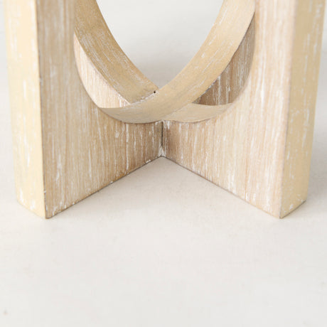 Cambie 5.7L x 5.7W x 5.7H Light Brown Wood Small Decorative Object from Mercana - Luna Furniture