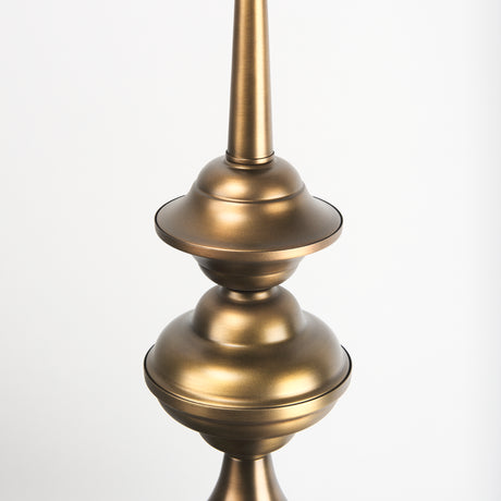 Willson 17.0L x 17.0W x 29.0H Black Iron W/Antique Brass Dome Pendant Light from Mercana - Luna Furniture