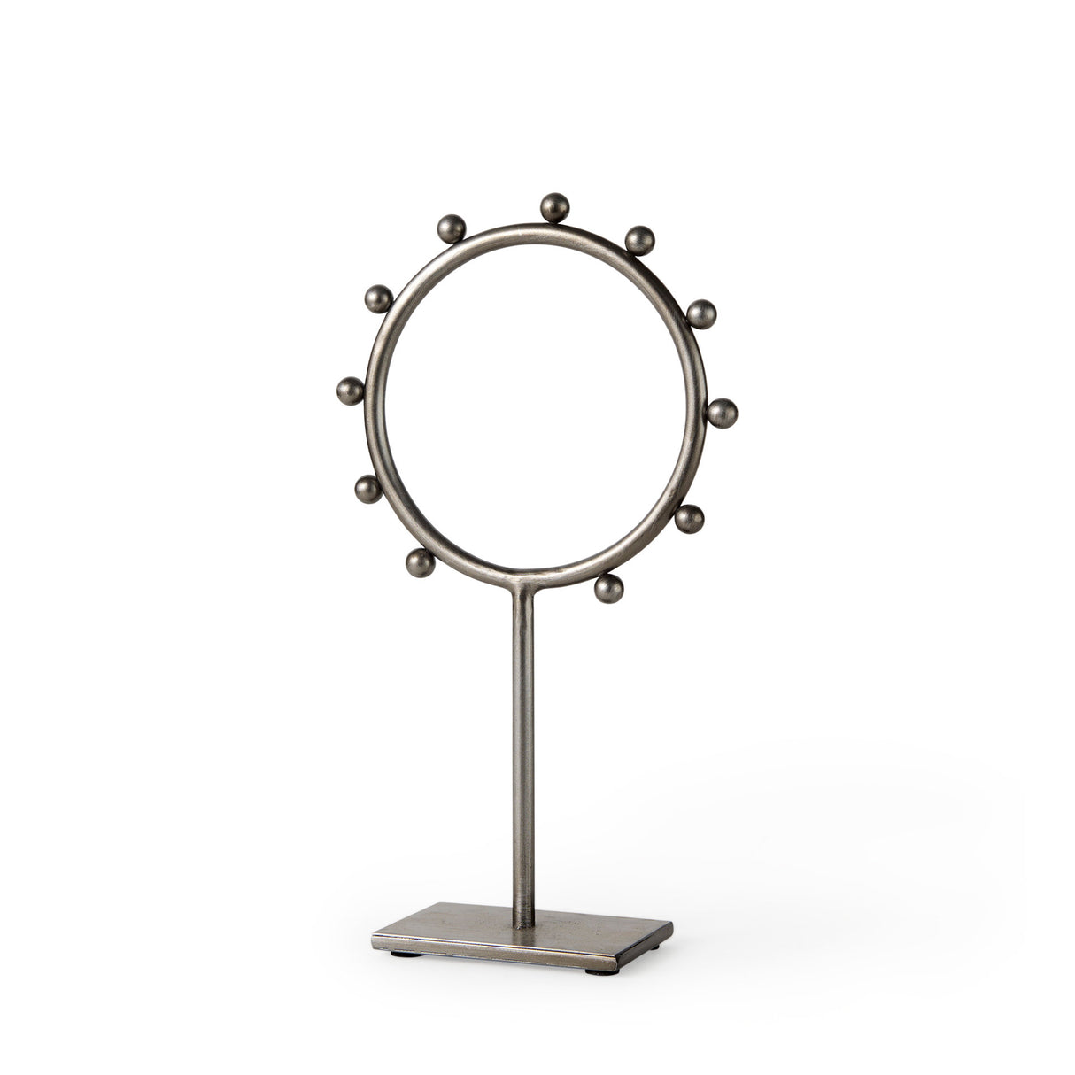 Elio 7.5L x 3.0W x 13.2H Small Studded hoop object from Mercana - Luna Furniture