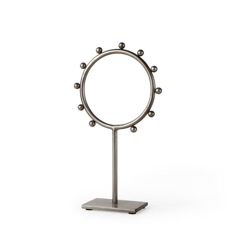 Elio 7.5L x 3.0W x 13.2H Small Studded hoop object from Mercana - Luna Furniture