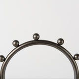 Elio 7.5L x 3.0W x 13.2H Small Studded hoop object from Mercana - Luna Furniture