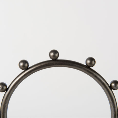 Elio 7.5L x 3.0W x 13.2H Small Studded hoop object from Mercana - Luna Furniture