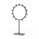 Elio 8.3L x 3.0W x 15.0H Large Studded Hoop Object from Mercana - Luna Furniture