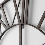 Pender 29.9L x 1.8W x 29.9H Black Iron Round Wall Clock from Mercana - Luna Furniture
