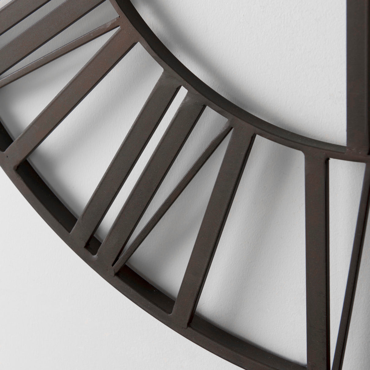 Pender 29.9L x 1.8W x 29.9H Black Iron Round Wall Clock from Mercana - Luna Furniture