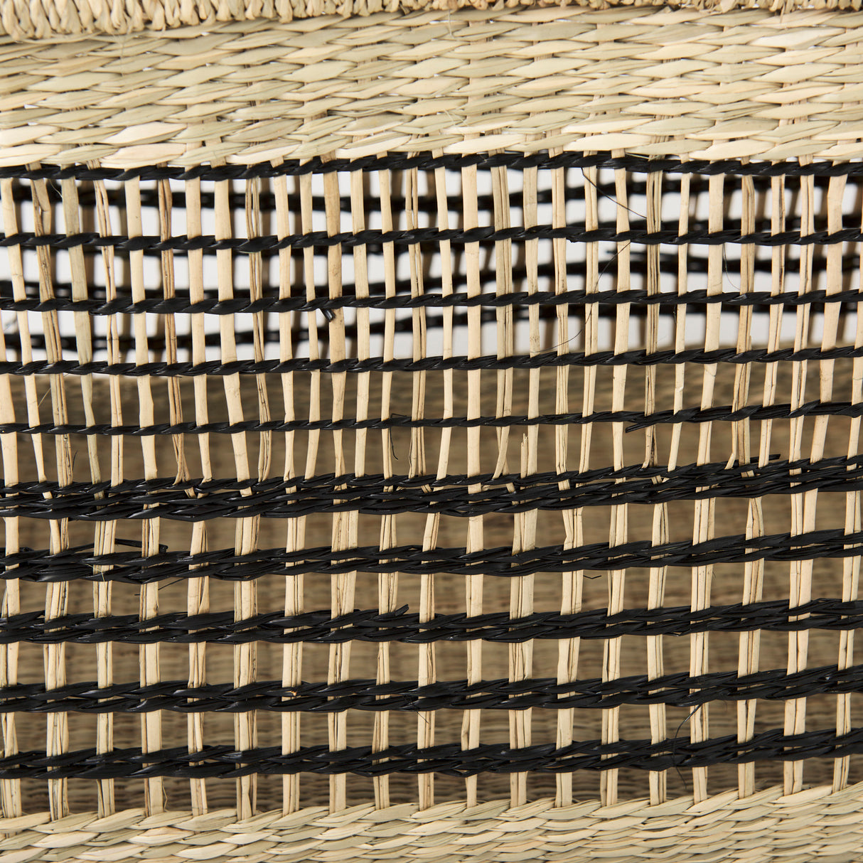 Nia (Set of 2) Light Brown Seagrass Rectangular Basket with Handles from Mercana - Luna Furniture