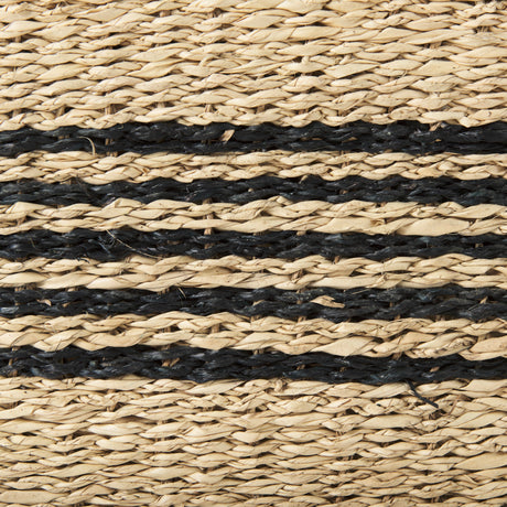 Cullen 15.7L x 15.7W x 15.7H (Set of 3) Grey Twisted Seagrass Square Basket from Mercana - Luna Furniture