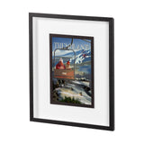 Tremblant Go Canada (M) by Mercana Studio a Framed Art Print Matted under Glass from Mercana - Luna Furniture
