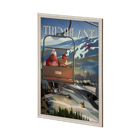 Tremblant Go Canada (XL) by Mercana Studio a Hand Embellished Decograph Framed Art Print under Glass from Mercana - Luna Furniture