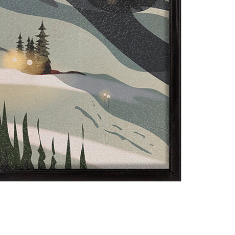 Tremblant Go Canada (SM) by Mercana Studio a Hand Embellished Decograph Framed Art Print from Mercana - Luna Furniture