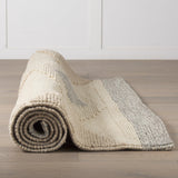 Emory 8x10 Gray Wool Hand Woven Diamond Patterned Rug from Mercana - Luna Furniture
