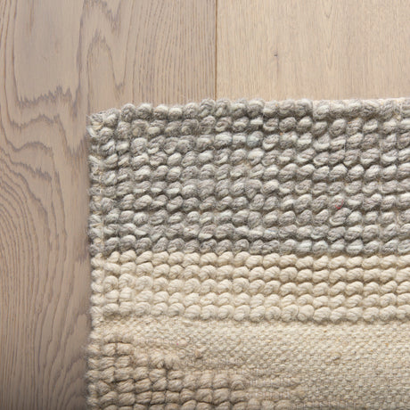 Emory 8x10 Gray Wool Hand Woven Diamond Patterned Rug from Mercana - Luna Furniture
