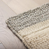 Emory 8x10 Gray Wool Hand Woven Diamond Patterned Rug from Mercana - Luna Furniture