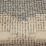 Emory 8x10 Gray Wool Hand Woven Diamond Patterned Rug from Mercana - Luna Furniture