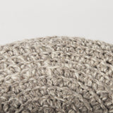 Bina 19.0L x 19.0W x 15.0H Taupe 4 Legged Wool Stool from Mercana - Luna Furniture