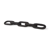 Alix 29.0L x 5.0W x 5.0H Black Wood Link Chain Decorative Object from Mercana - Luna Furniture