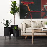 Claypoole (Set of 3) Black Plant Stands from Mercana - Luna Furniture