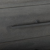 Ward 34L x 18W Brown Wood and Iron 3 Drawer Accent Cabinet from Mercana - Luna Furniture